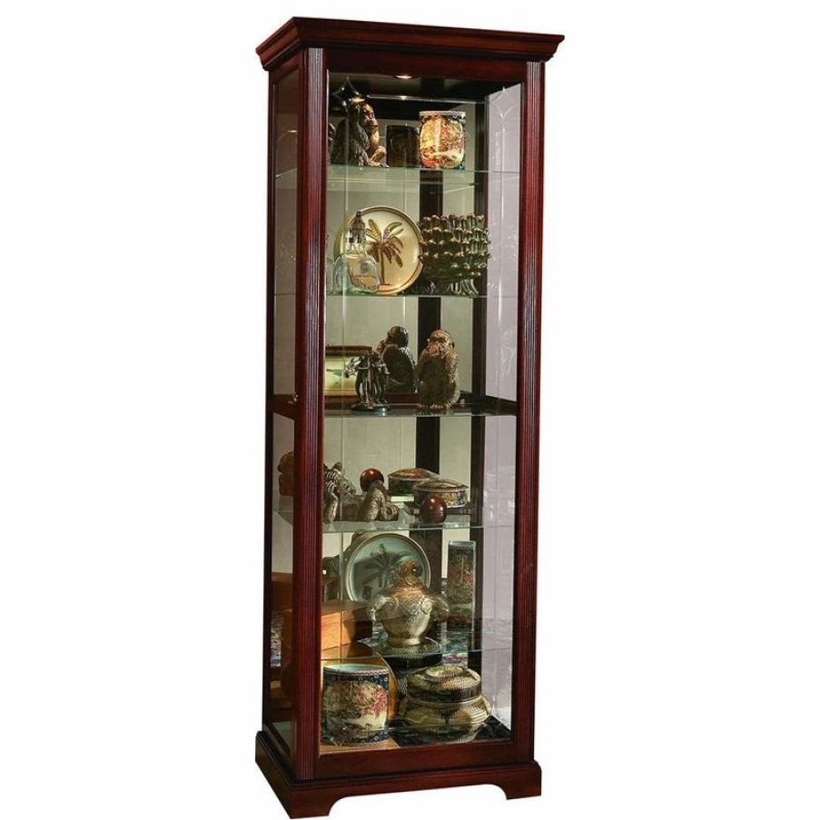 China Cabinets & Hutches * | Pulaski Furniture Pulaski Victorian Cherry Curio Cabinet