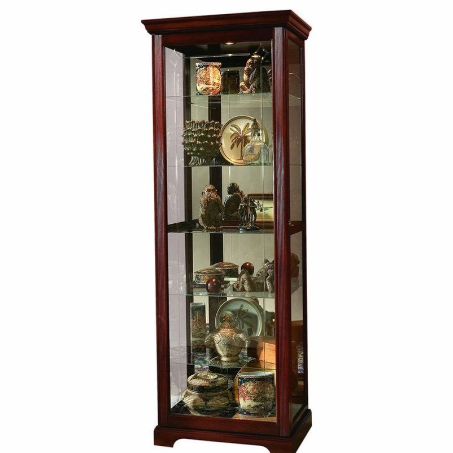 China Cabinets & Hutches * | Pulaski Furniture Pulaski Victorian Cherry Curio Cabinet