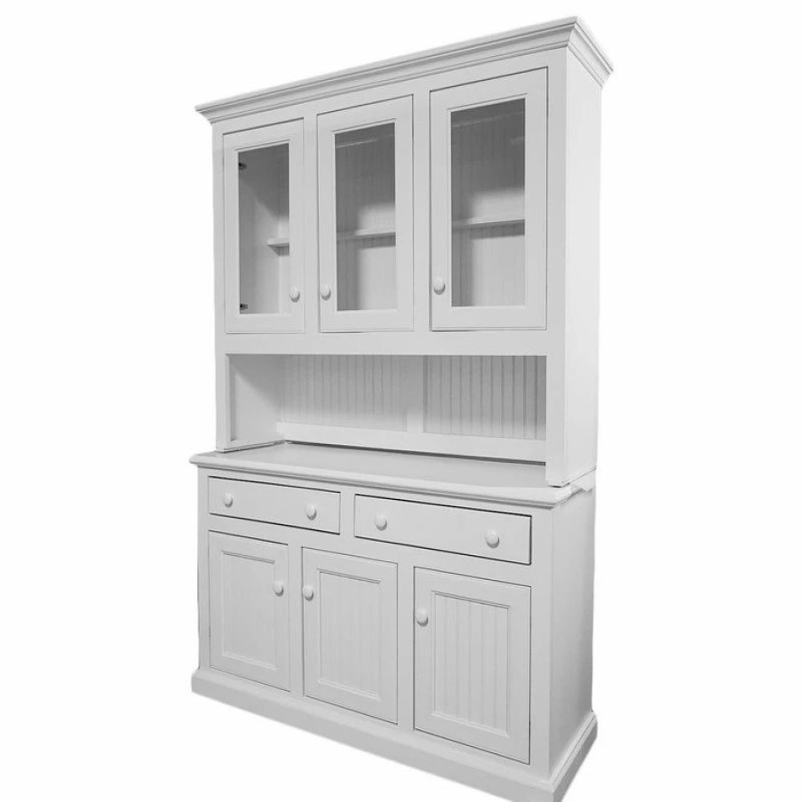 China Cabinets & Hutches * | Eagle Furniture, 54 Coastal Dining Buffet, White, With Hutch