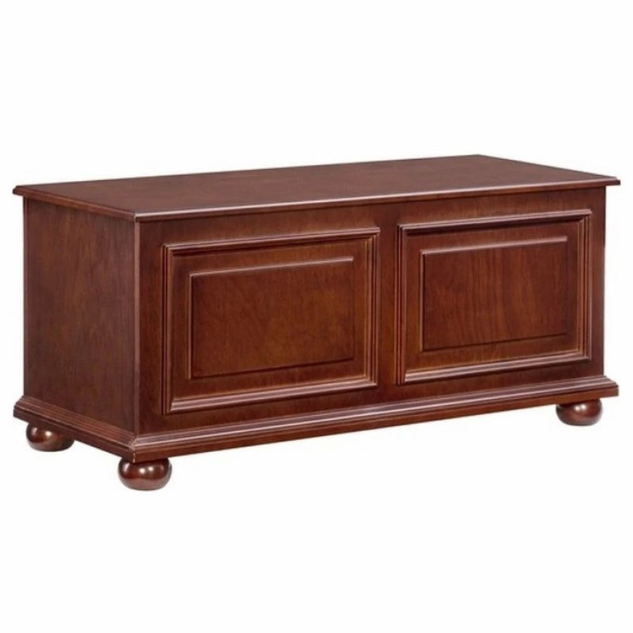 Accent Chests & Cabinets * | Linon Home Decor Products Linon Chadwick Wood Cedar Chest In Cherry