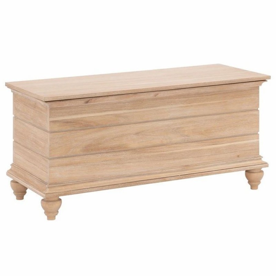 Accent Chests & Cabinets * | Linon Home Decor Products Linon Whitehurst Wood Cedar Chest In Natural