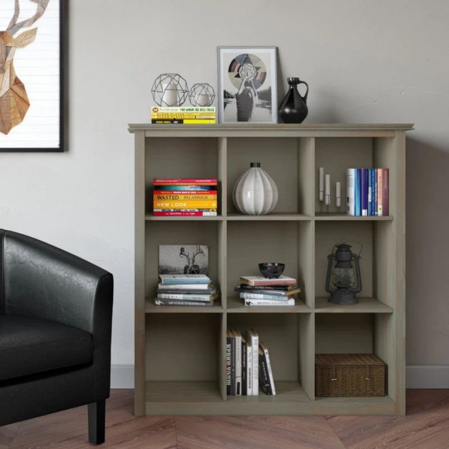 Bookcases * | Simpli Home Ltd. Artisan 9 Cube Bookcase And Storage Unit