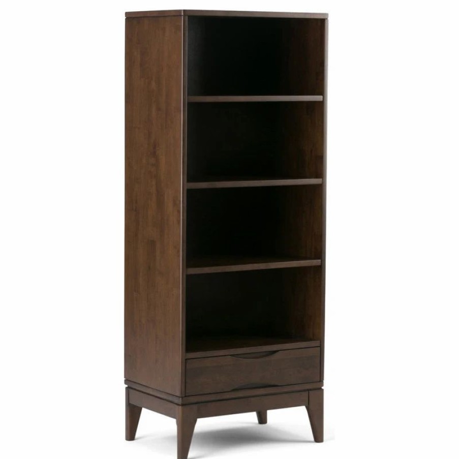 Bookcases * | Simpli Home Ltd. Harper Bookcase With Storage