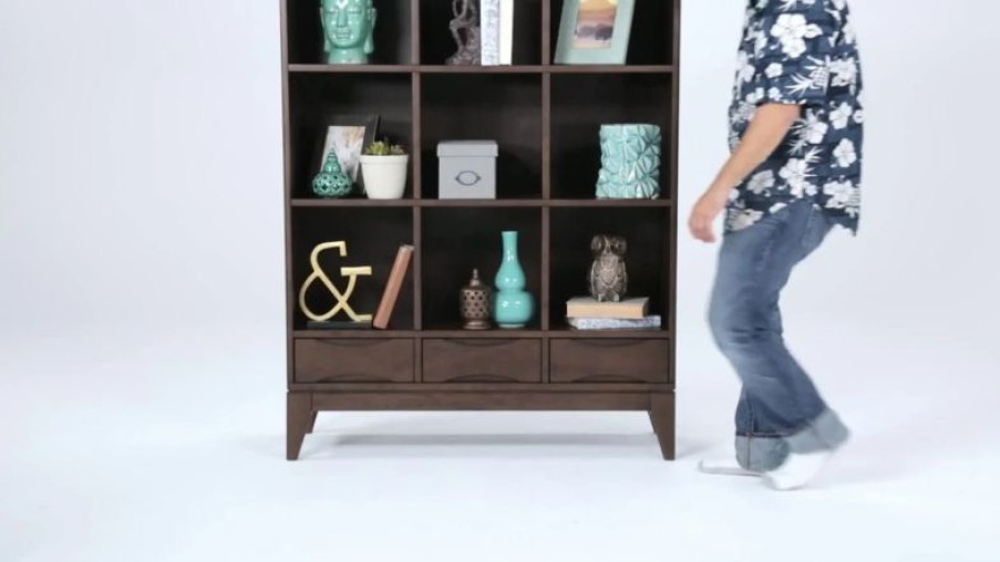 Bookcases * | Simpli Home Ltd. Harper Bookcase With Storage