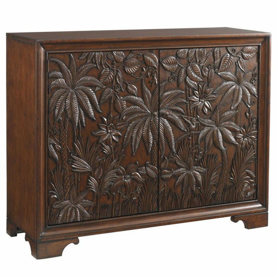 Accent Chests & Cabinets * | Tommy Bahama Home Balboa Carved Door Chest