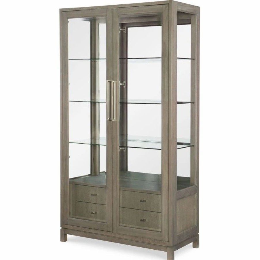 China Cabinets & Hutches * | Rachael Ray Cookware Rachael Ray Home Highline Bunching Display Cabinet