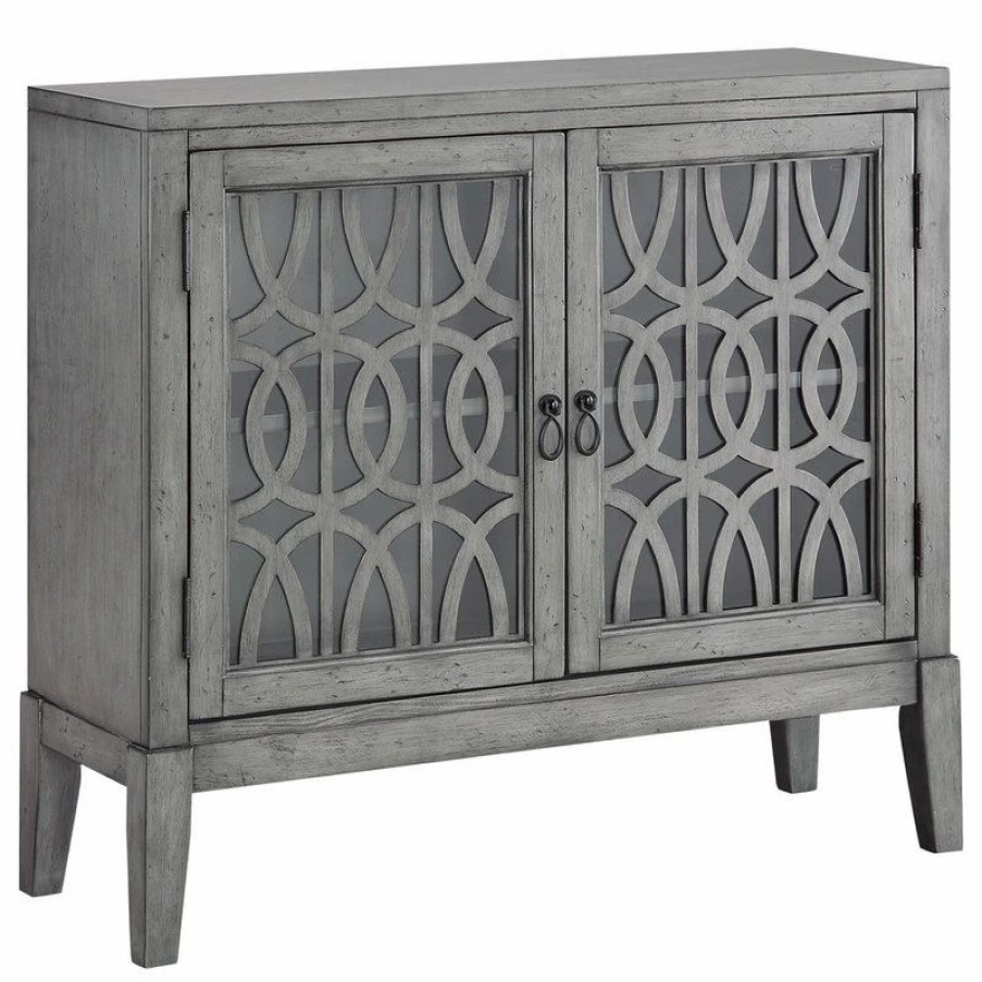 Accent Chests & Cabinets * | Coast To Coast Imports, Llc 2-Door Cabinet, Soft Gray