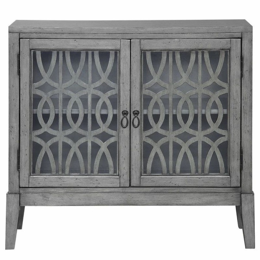 Accent Chests & Cabinets * | Coast To Coast Imports, Llc 2-Door Cabinet, Soft Gray