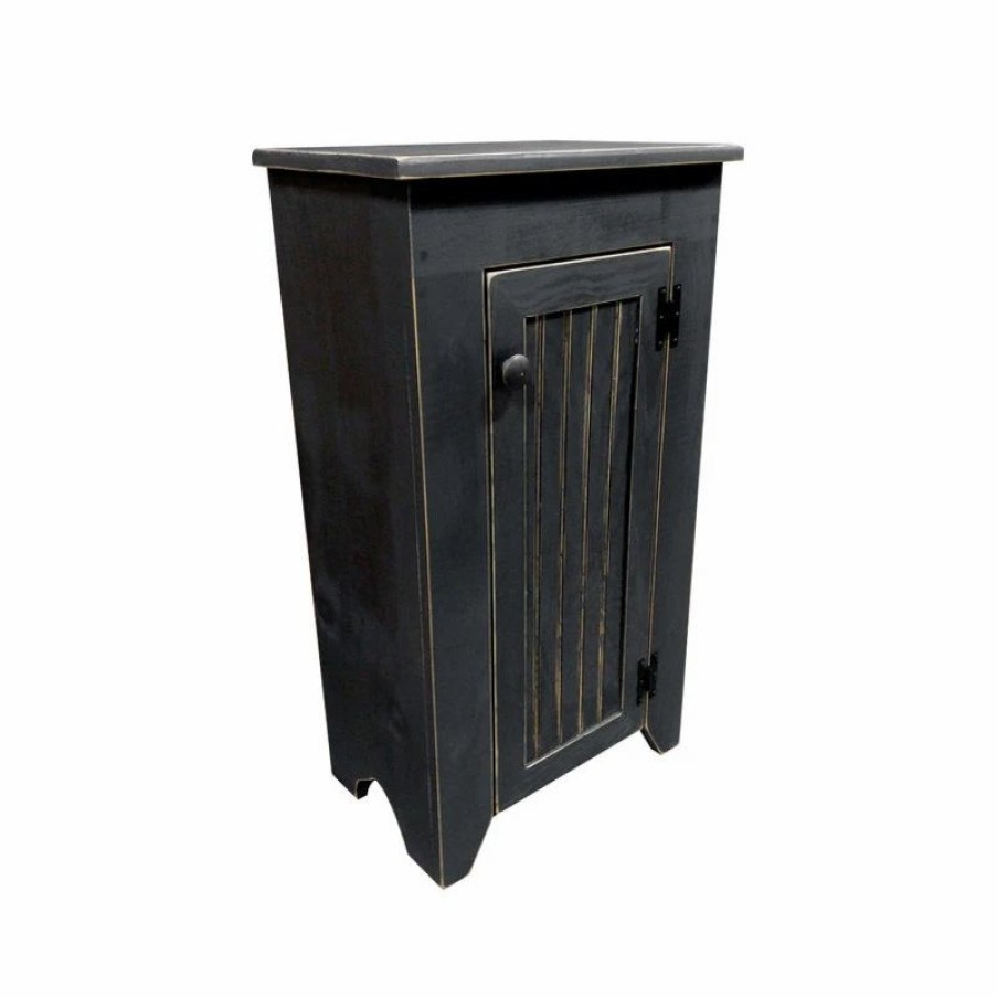 China Cabinets & Hutches * | Sawdust City Jelly Cupboard, Old Black