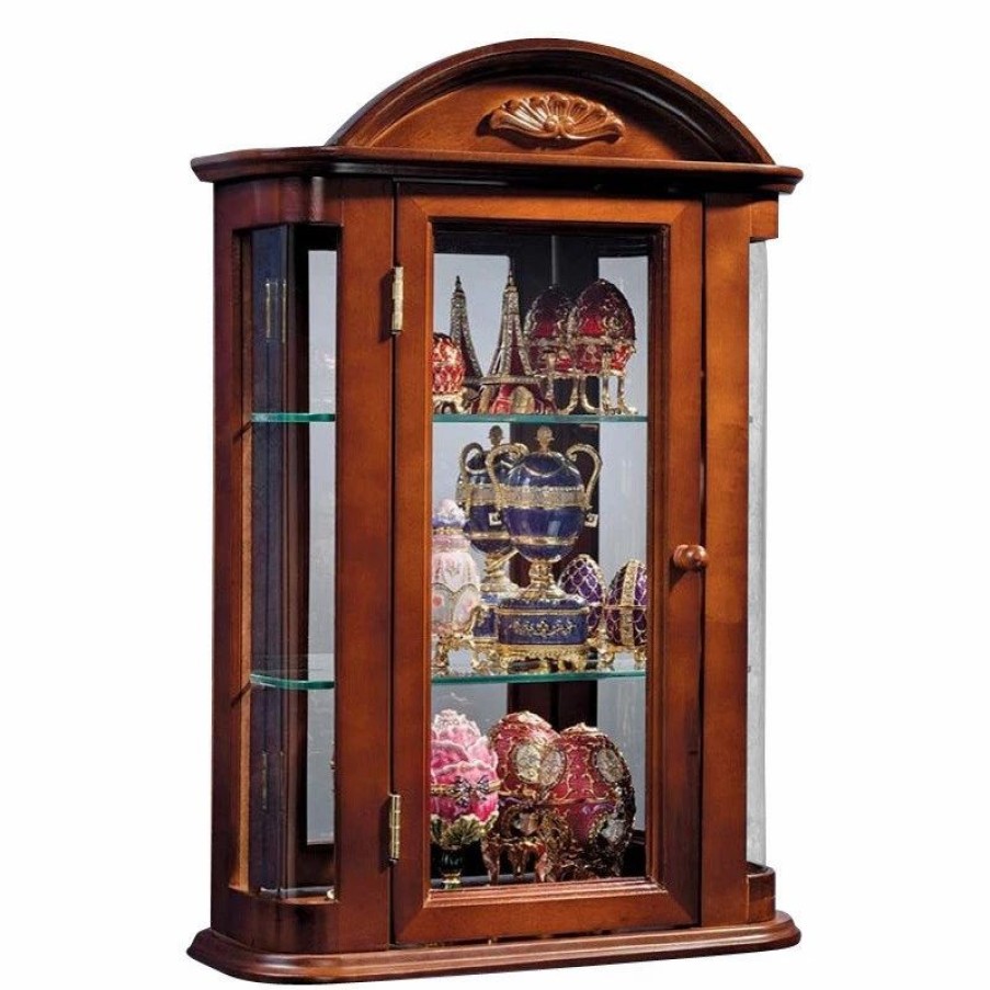 China Cabinets & Hutches * | Design Toscano Rosedale Curio Cabinet