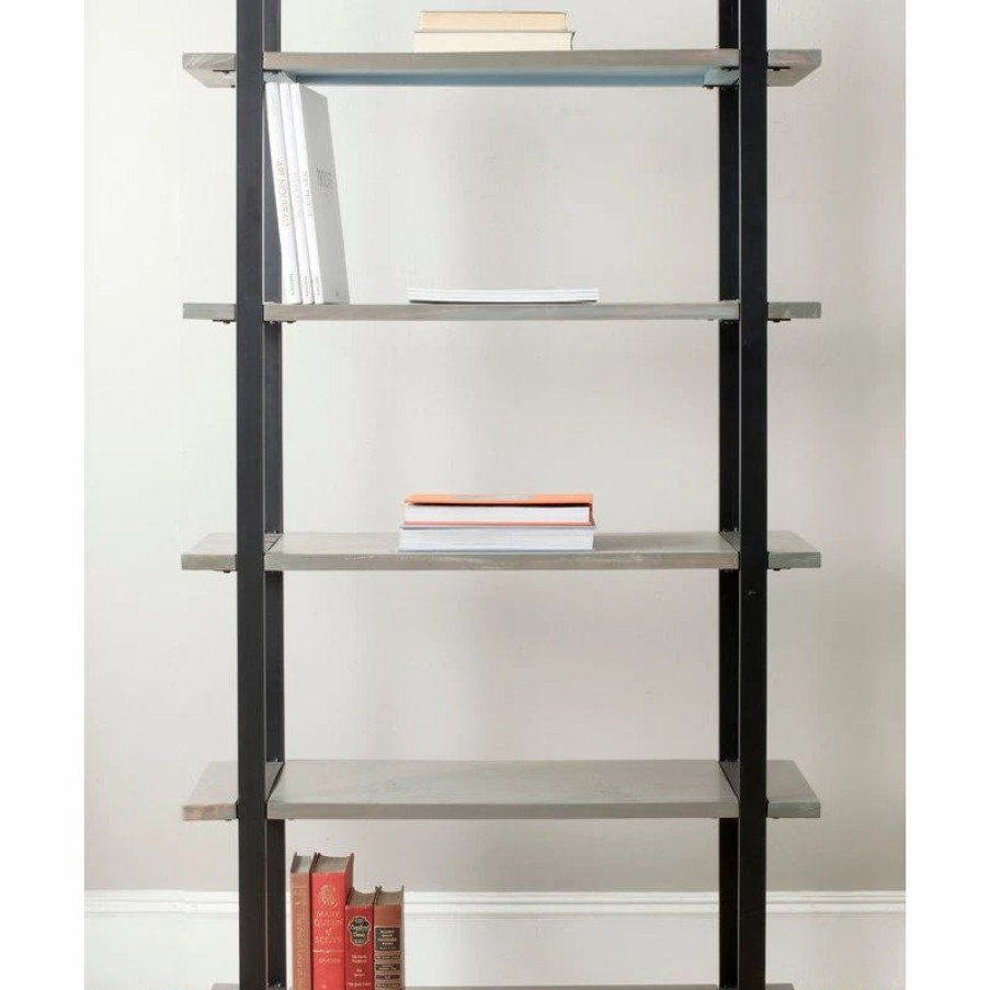 Bookcases * | Safavieh Scott Etagere, French Gray