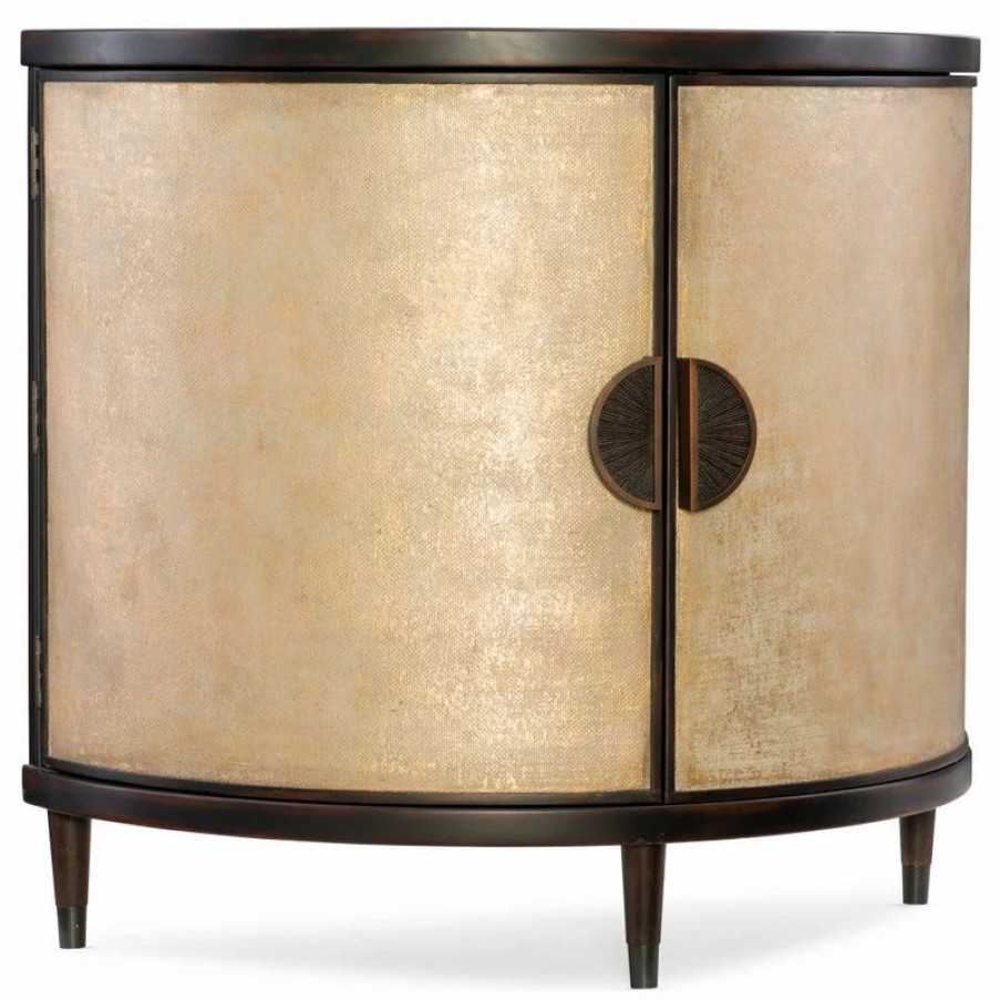 Accent Chests & Cabinets * | Hooker Furniture Melange Em Demilune Accent Chest