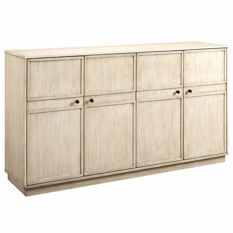 Buffets & Sideboards * | Walker Edison Noah 62 Framed 4 Door Sideboard Birch