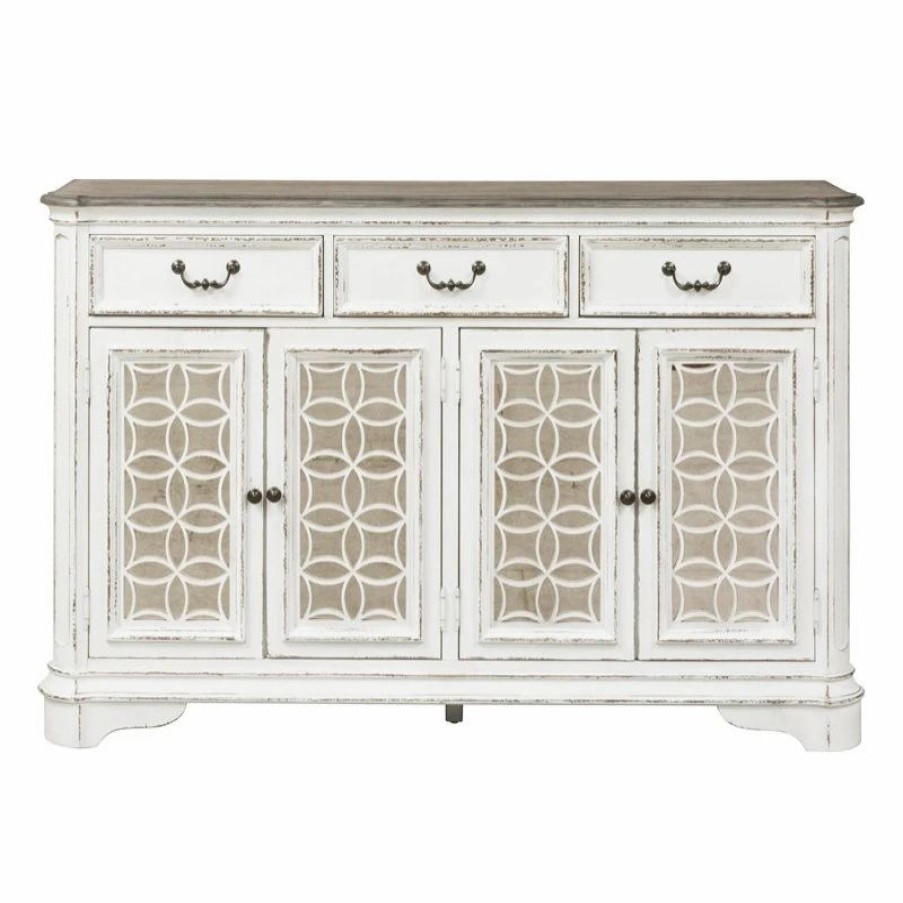 Buffets & Sideboards * | Liberty Furniture Industries, Inc Magnolia Manor White Hall Buffet