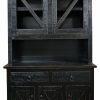 China Cabinets & Hutches * | Eagle Furniture Farmhouse Wide Kitchen Hutch And Buffet, Antique Black