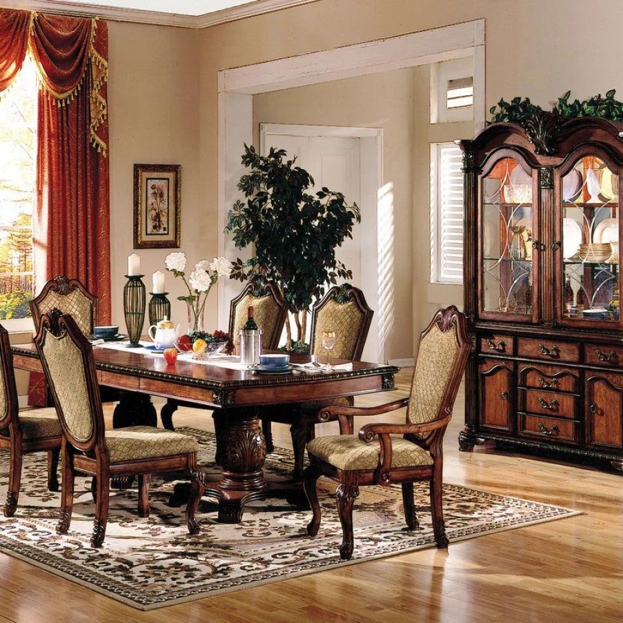 China Cabinets & Hutches * | Acme Furniture Acme Chateau De Ville Hutch And Buffet, Cherry