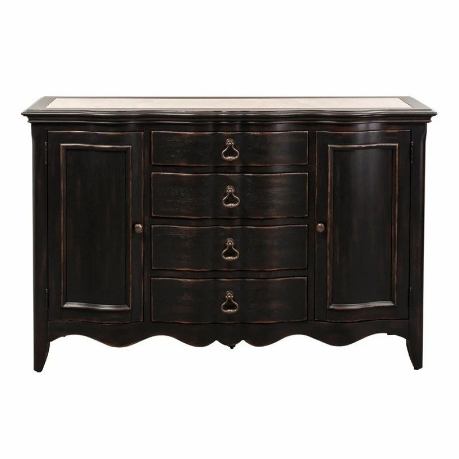 Buffets & Sideboards * | Liberty Furniture Industries, Inc Chesapeake Black Server