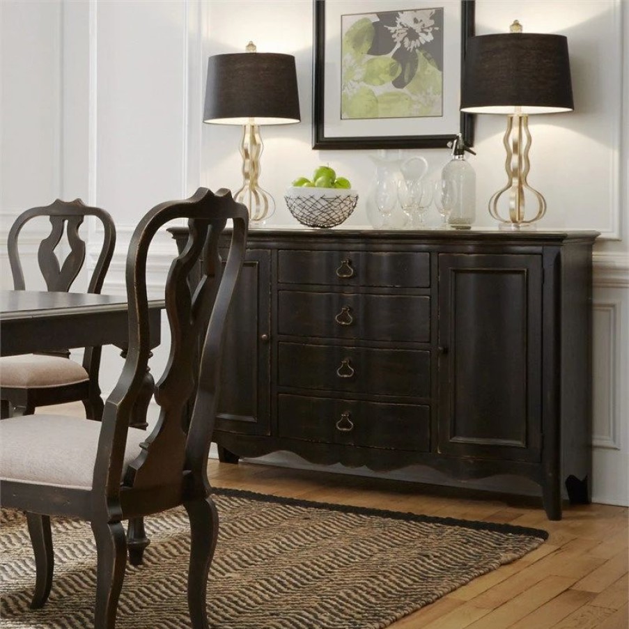 Buffets & Sideboards * | Liberty Furniture Industries, Inc Chesapeake Black Server