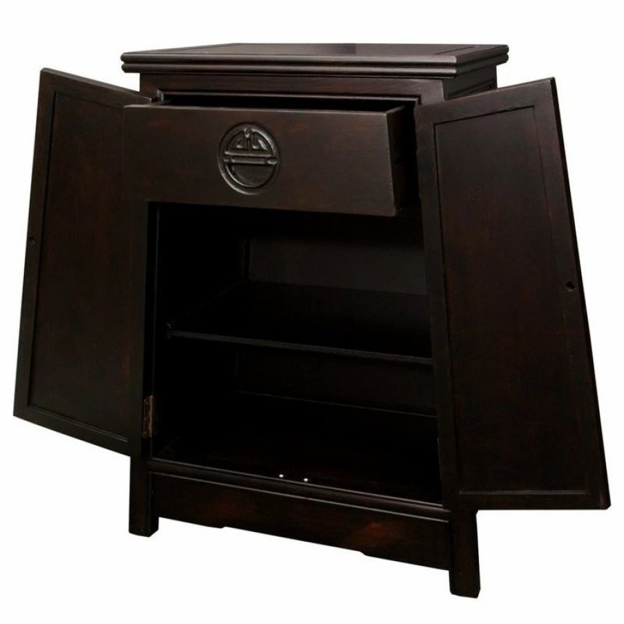 Accent Chests & Cabinets * | Oriental Furniture Rosewood Long Life Cabinet