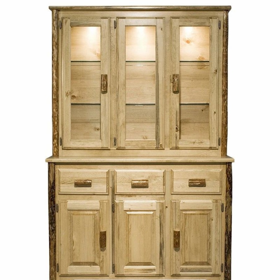 China Cabinets & Hutches * | Montana Woodworks Glacier Country Collection China Hutch