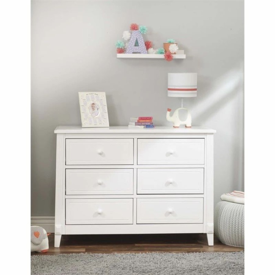 Dressers * | Sorelle Berkley Double Dresser In White