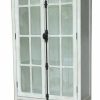 China Cabinets & Hutches * | Crestview Collection Coventry 2-Door Curio Cabinet