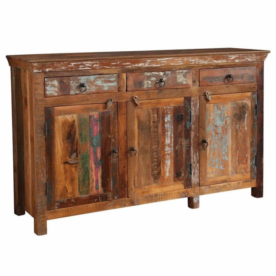 Buffets & Sideboards * | Coaster Home Furnishings 3-Door Accent Cabinet, Reclaimed Wood