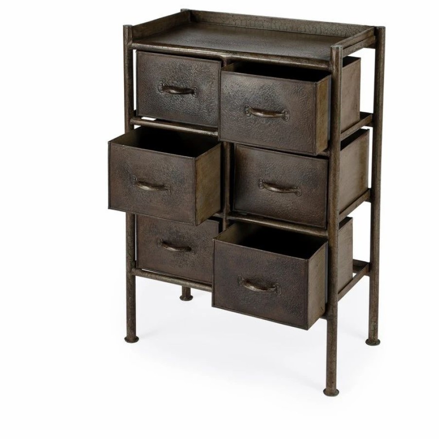 Accent Chests & Cabinets * | Butler Specialty Company Butler Cameron Industrial Chic Drawer Chest